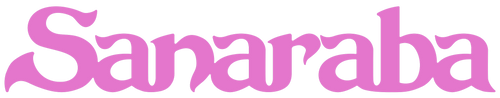 Official pink logo for electronic music producer and DJ Sanaraba.